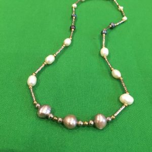 Steel Bead Necklace